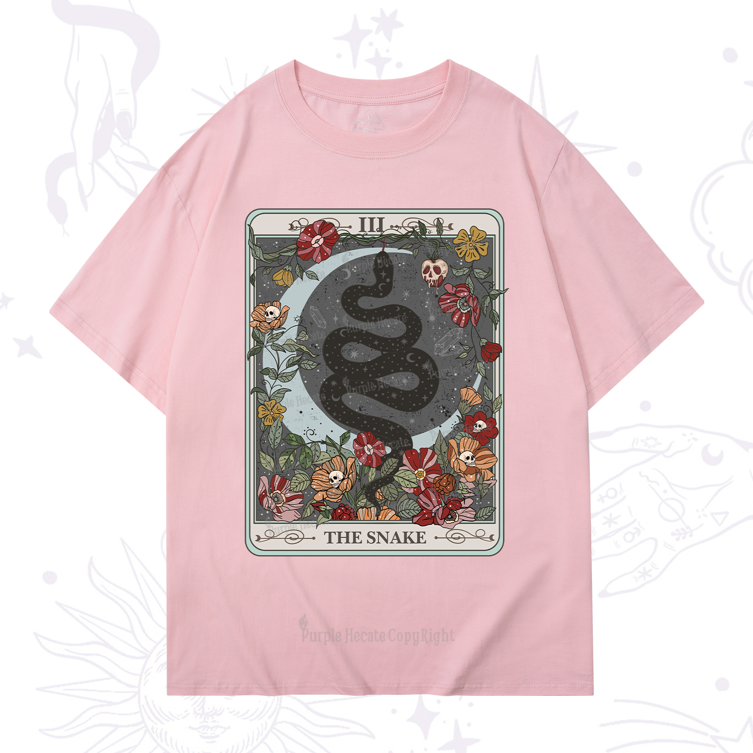 Purplehecate The Snake Tarot T-Shirt