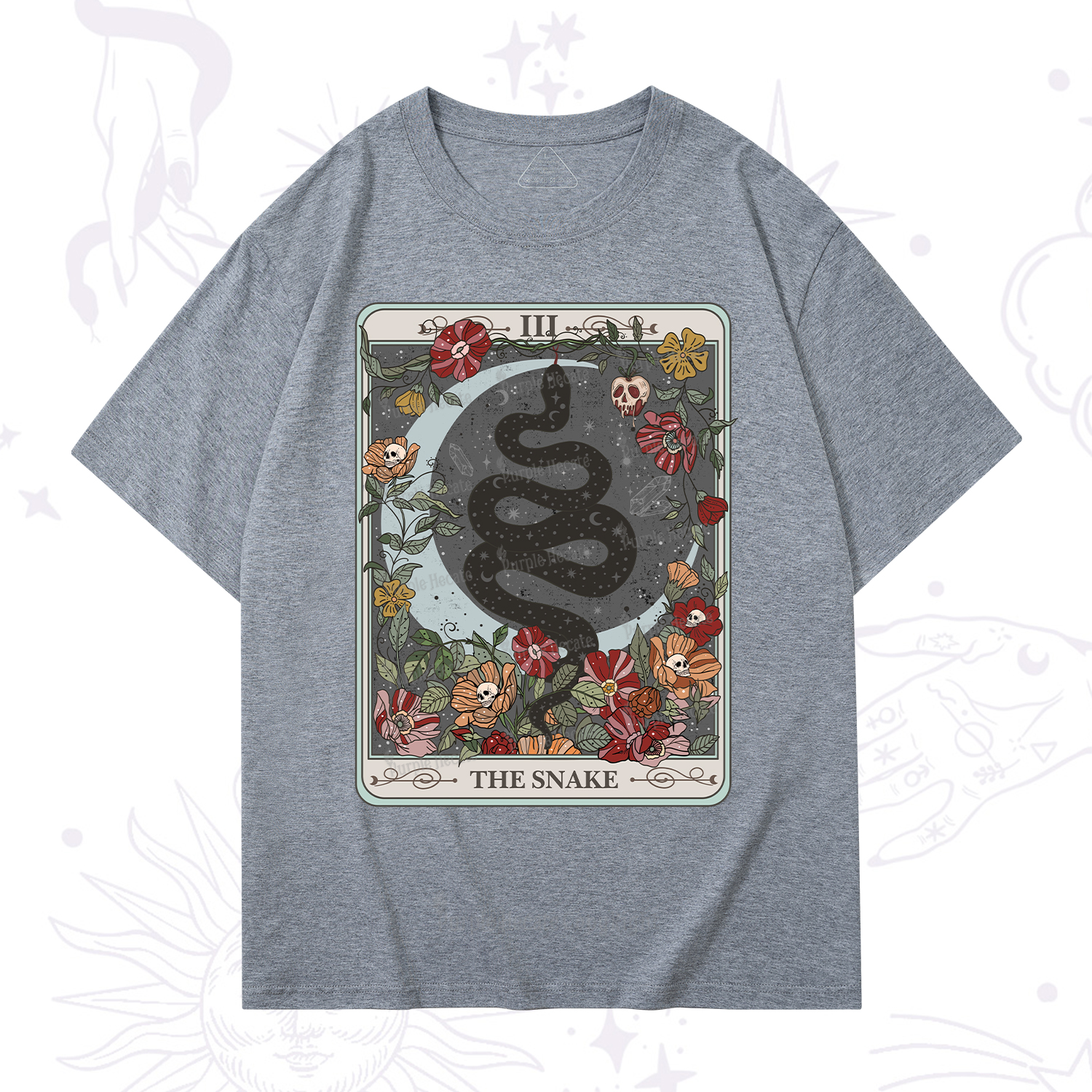 Purplehecate The Snake Tarot T-Shirt