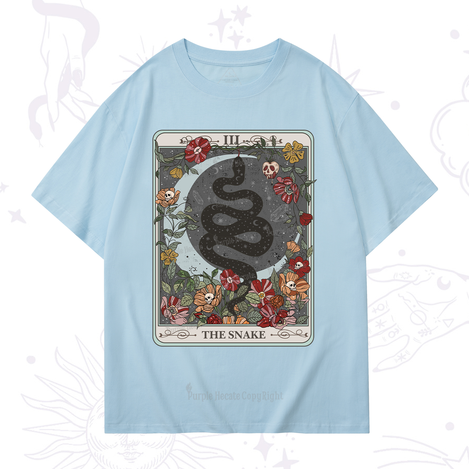 Purplehecate The Snake Tarot T-Shirt