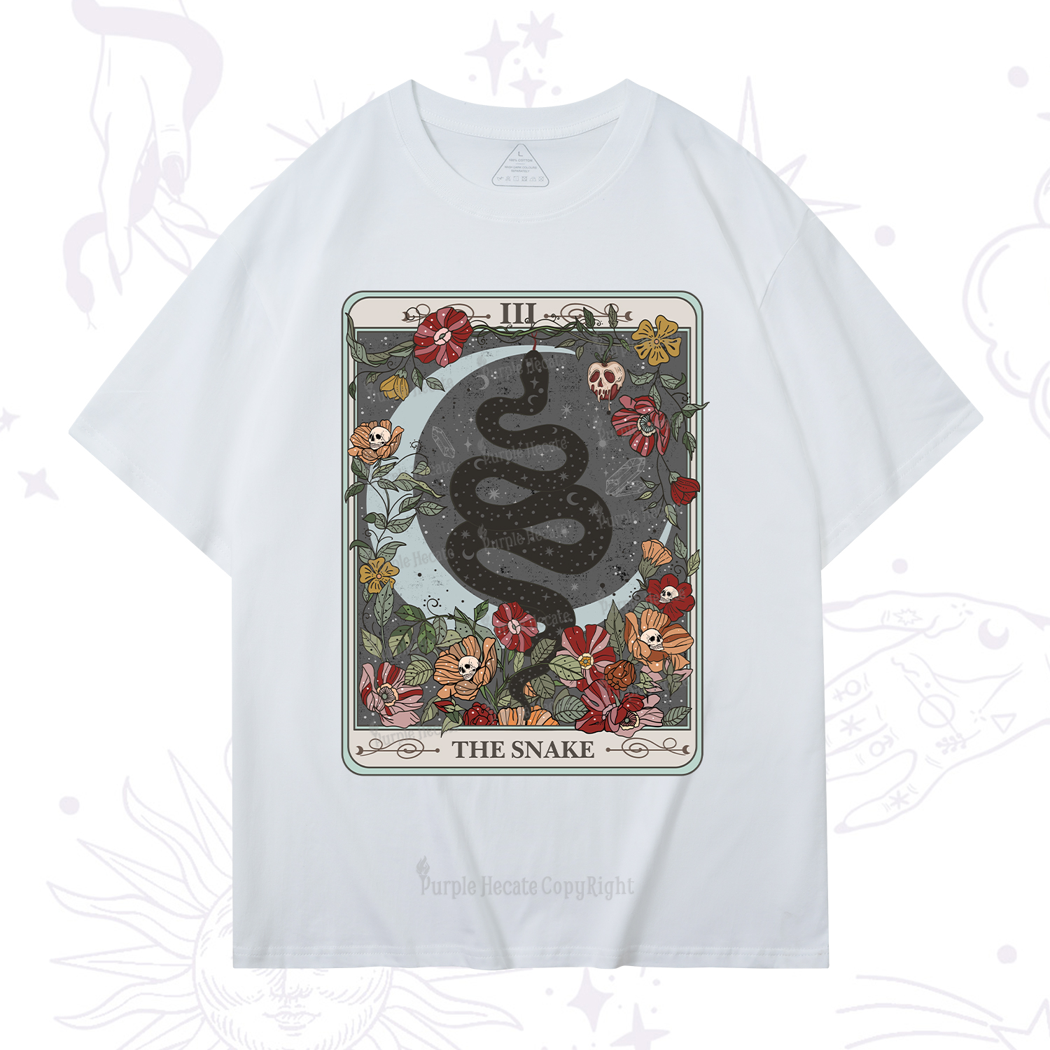 Purplehecate The Snake Tarot T-Shirt