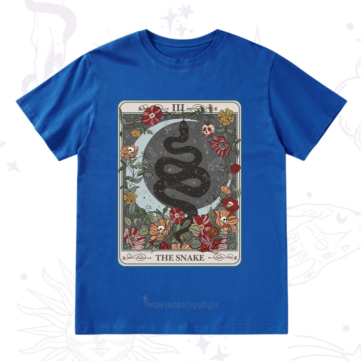 Purplehecate The Snake Tarot T-Shirt