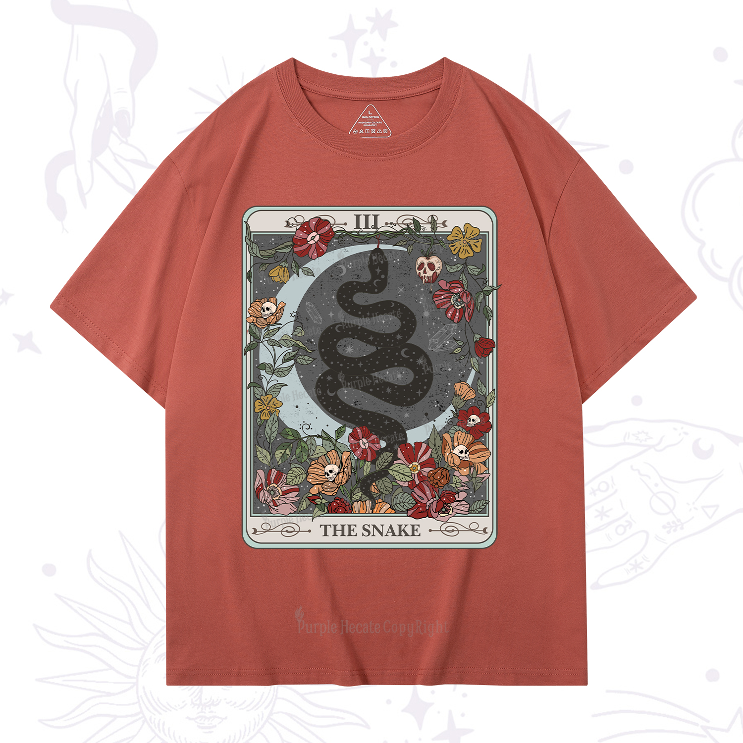Purplehecate The Snake Tarot T-Shirt