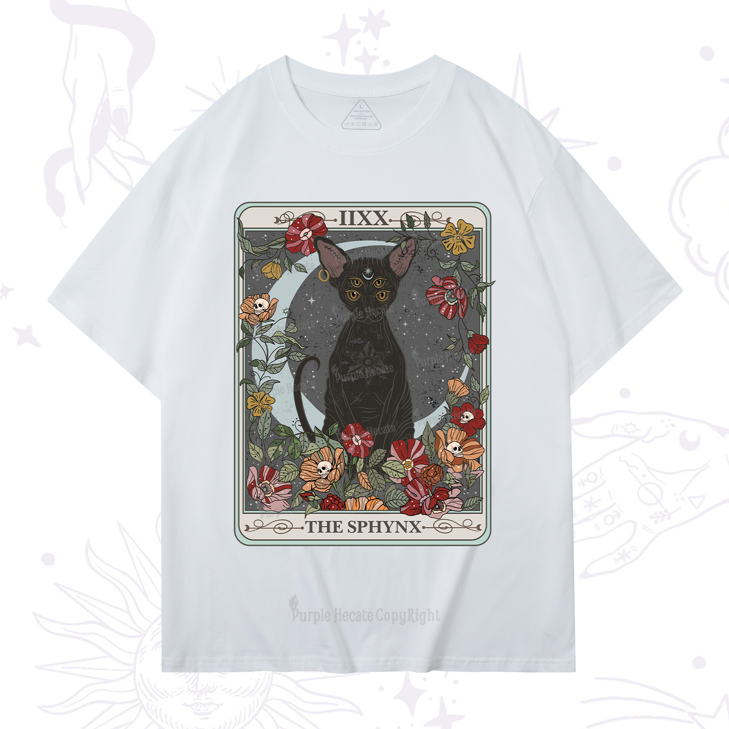 Purplehecate The Sphynx Tarot T-Shirt