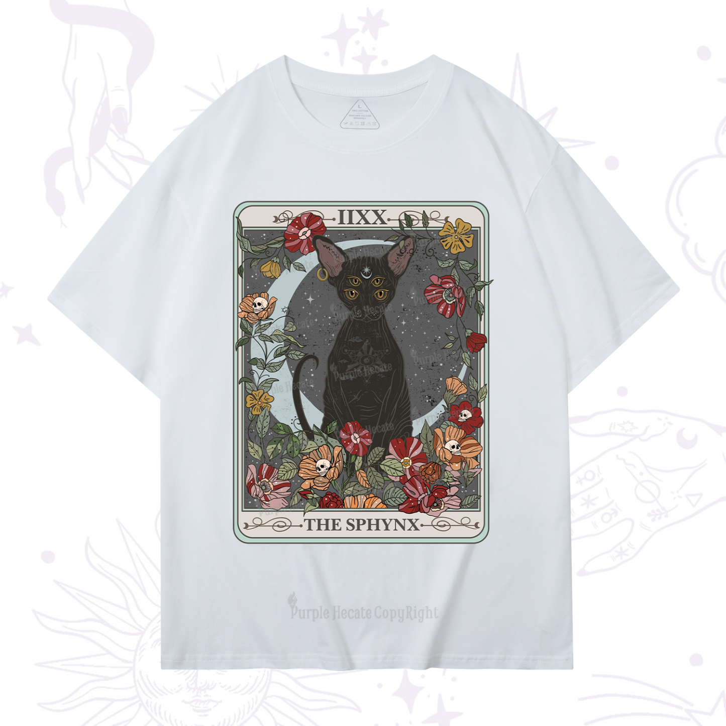 Purplehecate The Sphynx Tarot T-Shirt