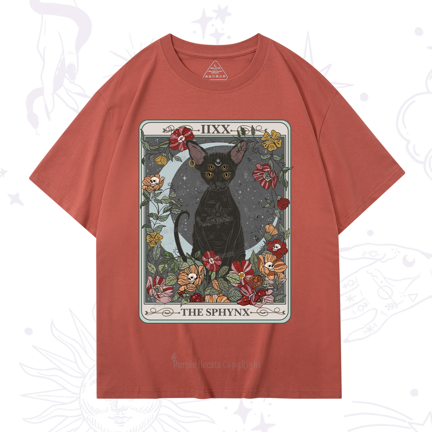 Purplehecate The Sphynx Tarot T-Shirt