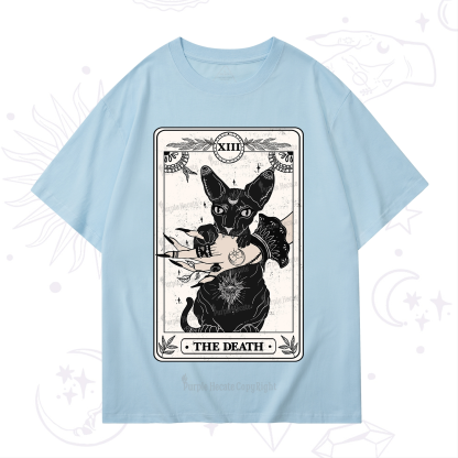 Purplehecate The Death Cat Tarot T-Shirt