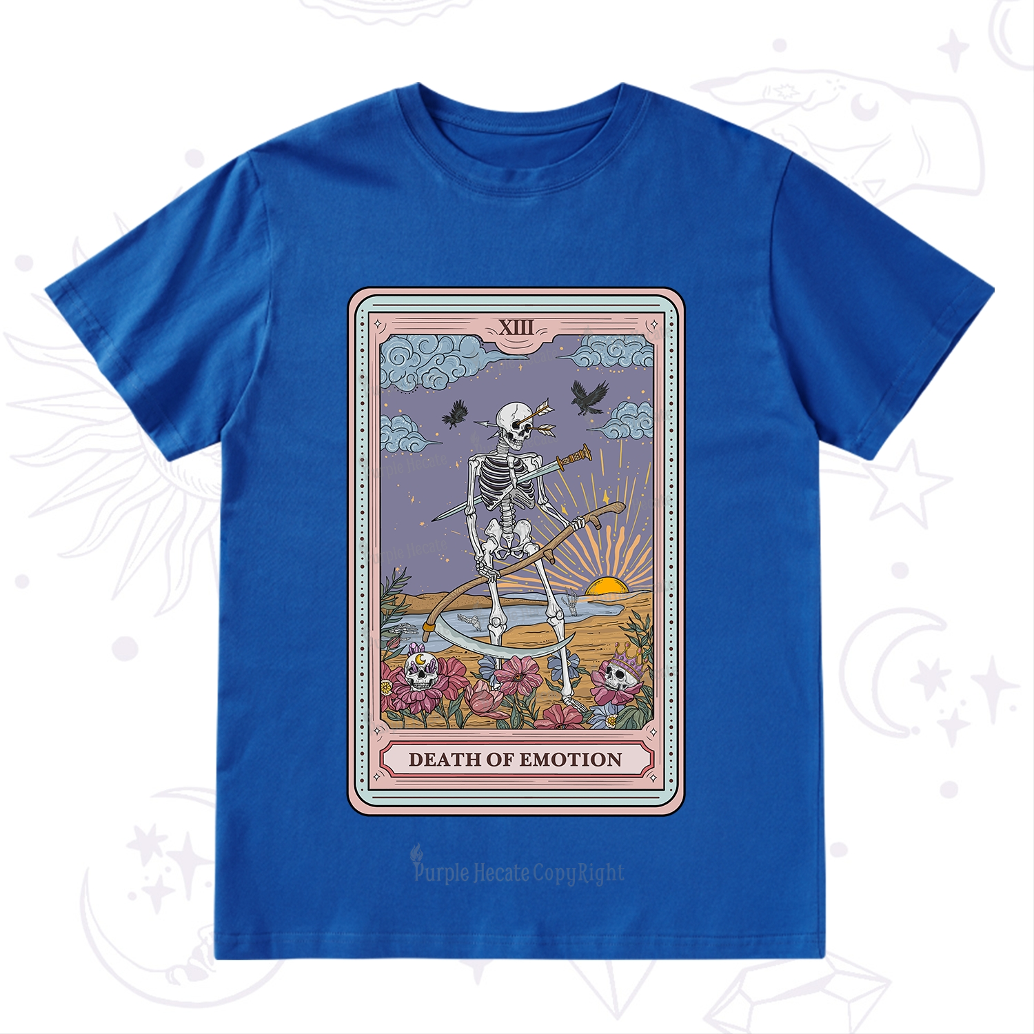 Purplehecate The Death Of Emotion Tarot T-Shirt