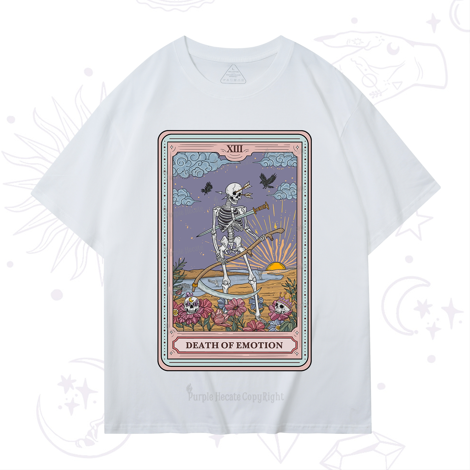Purplehecate The Death Of Emotion Tarot T-Shirt