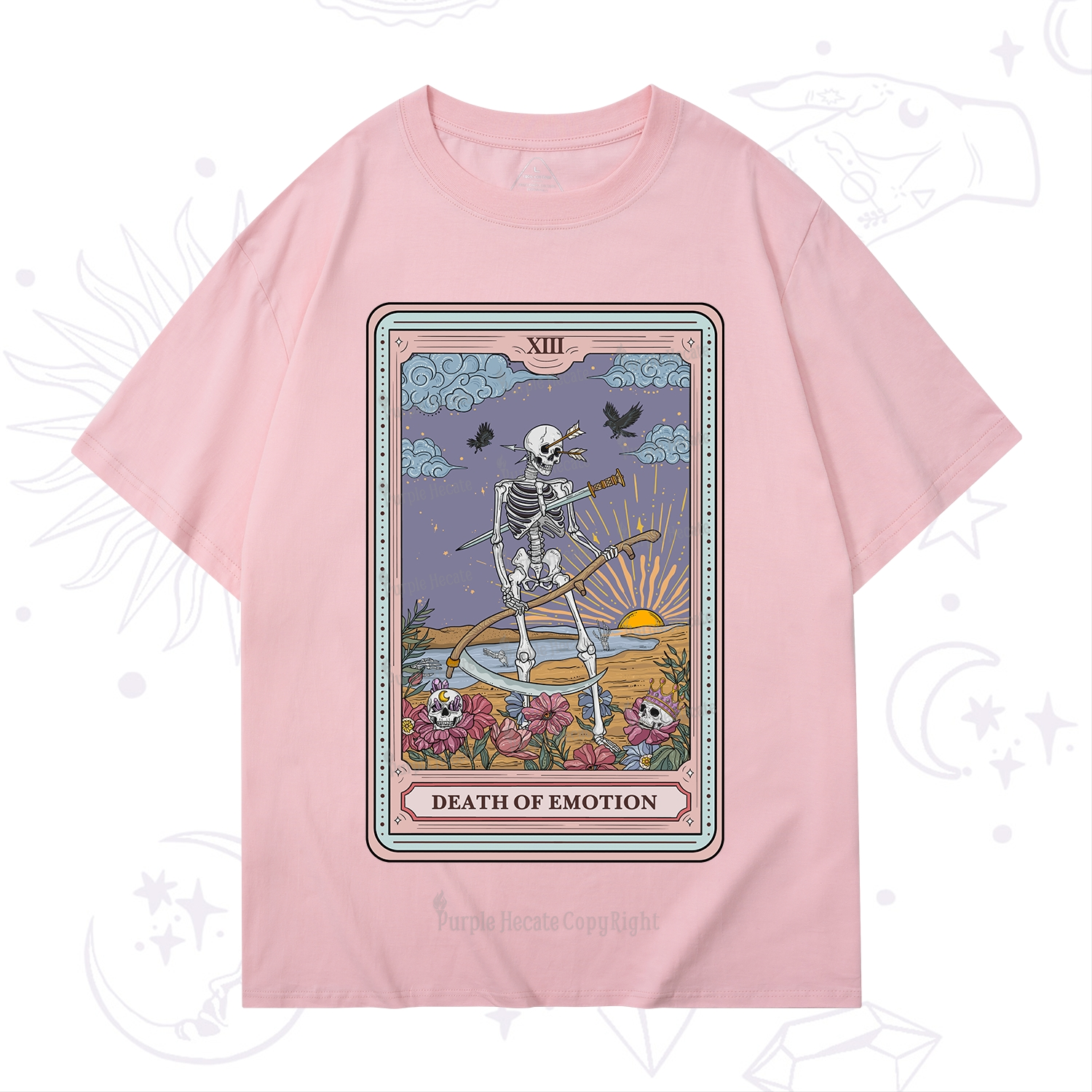 Purplehecate The Death Of Emotion Tarot T-Shirt