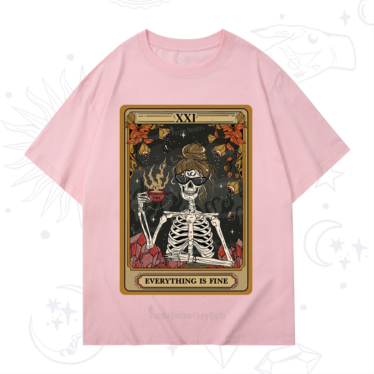 Purplehecate The Everything Fine Tarot T-Shirt