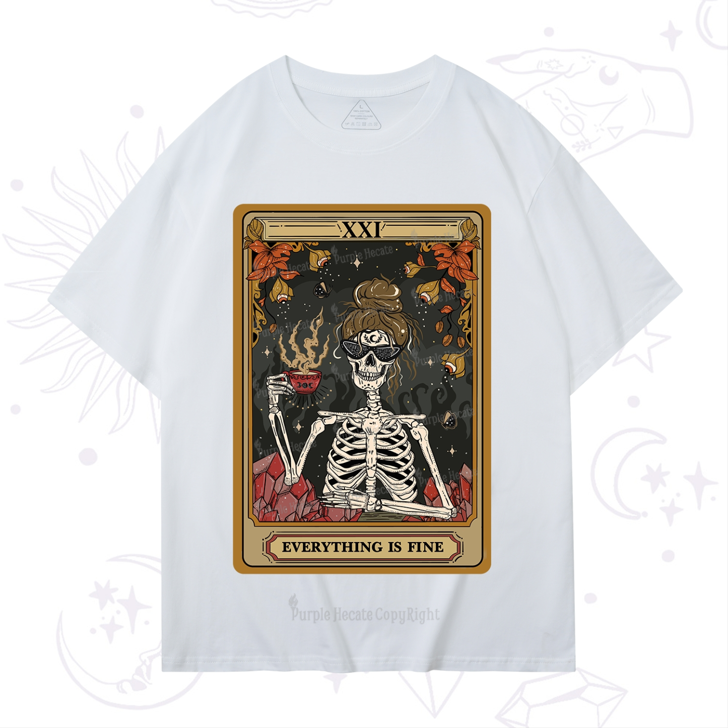 Purplehecate The Everything Fine Tarot T-Shirt
