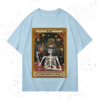 Purplehecate The Everything Fine Tarot T-Shirt