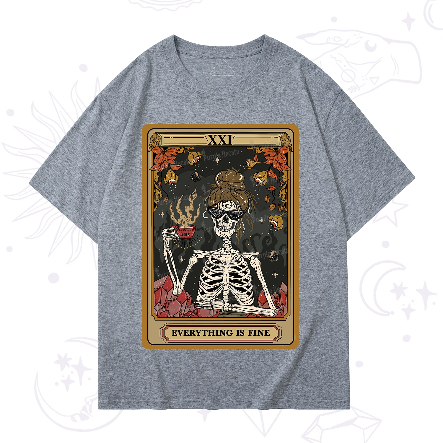 Purplehecate The Everything Fine Tarot T-Shirt