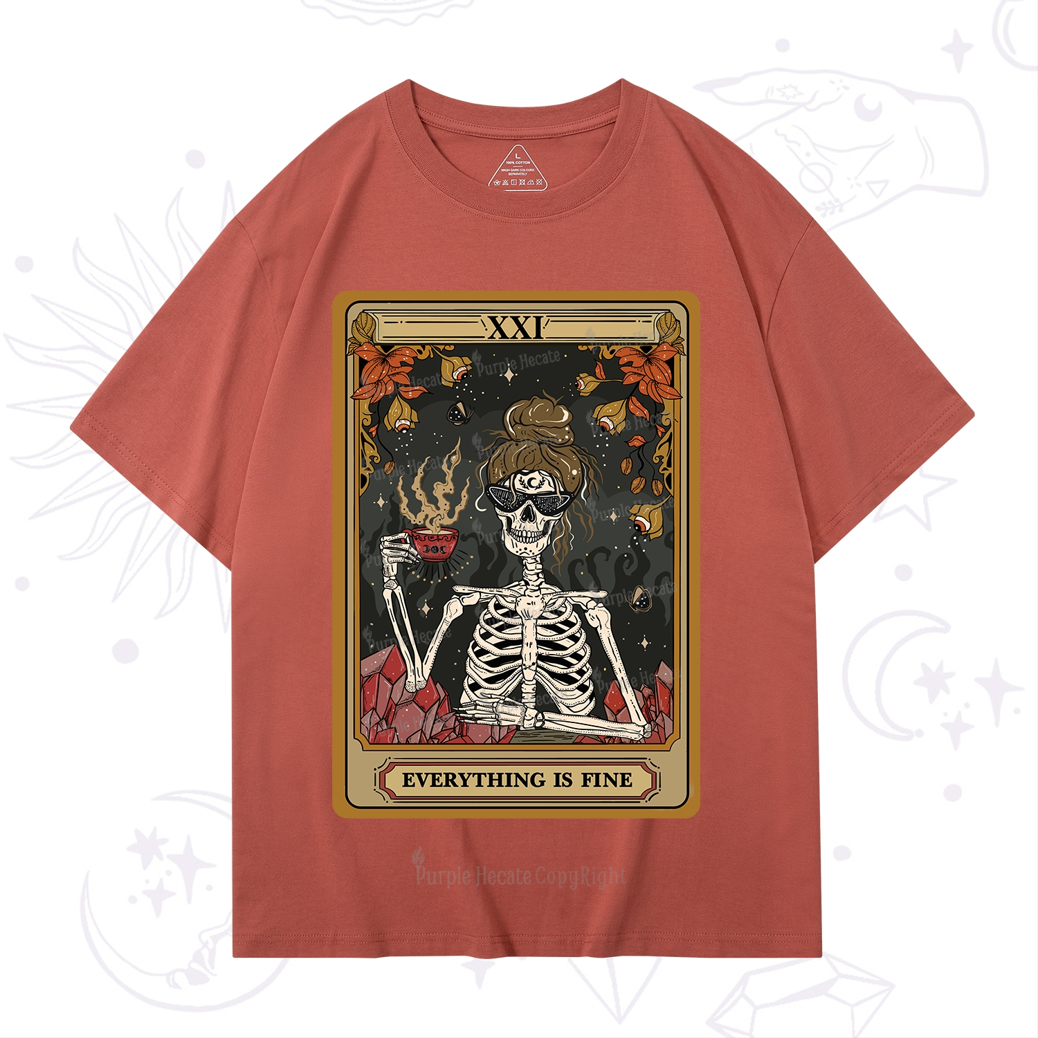 Purplehecate The Everything Fine Tarot T-Shirt