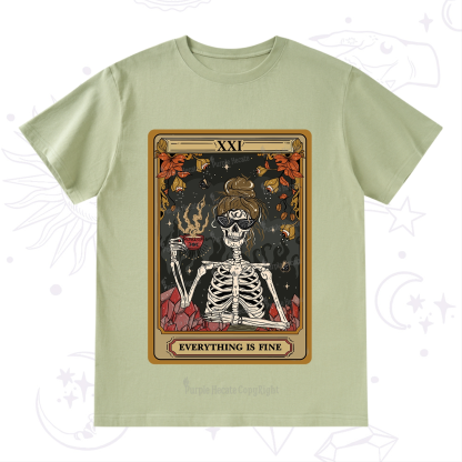 Purplehecate The Everything Fine Tarot T-Shirt