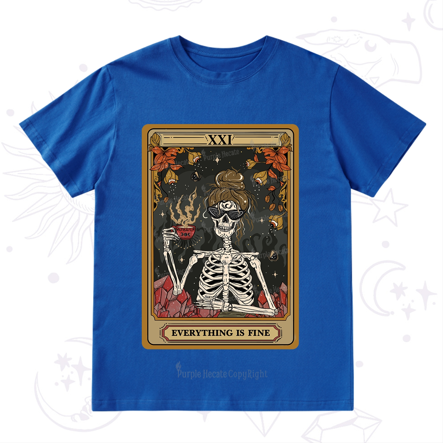 Purplehecate The Everything Fine Tarot T-Shirt