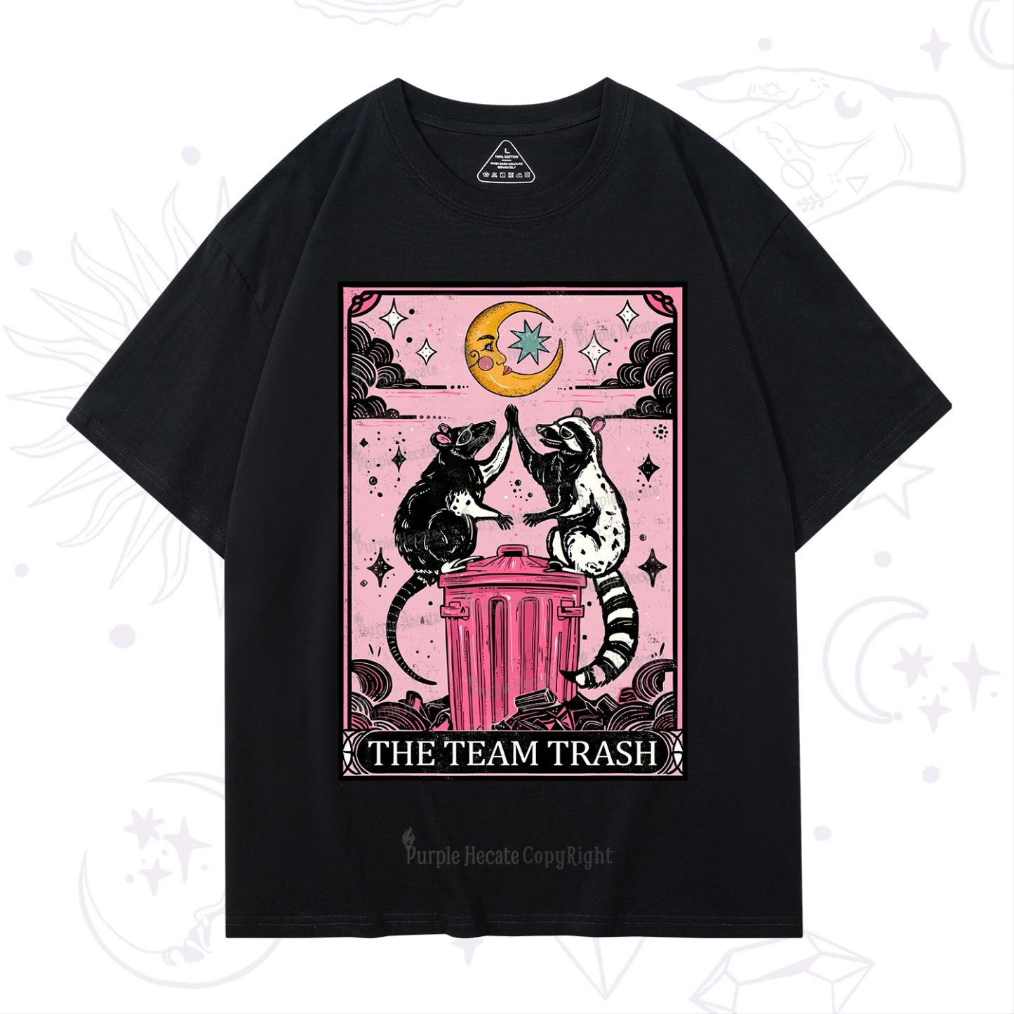 Purplehecate The Team Trash Opossum tarot T-Shirt