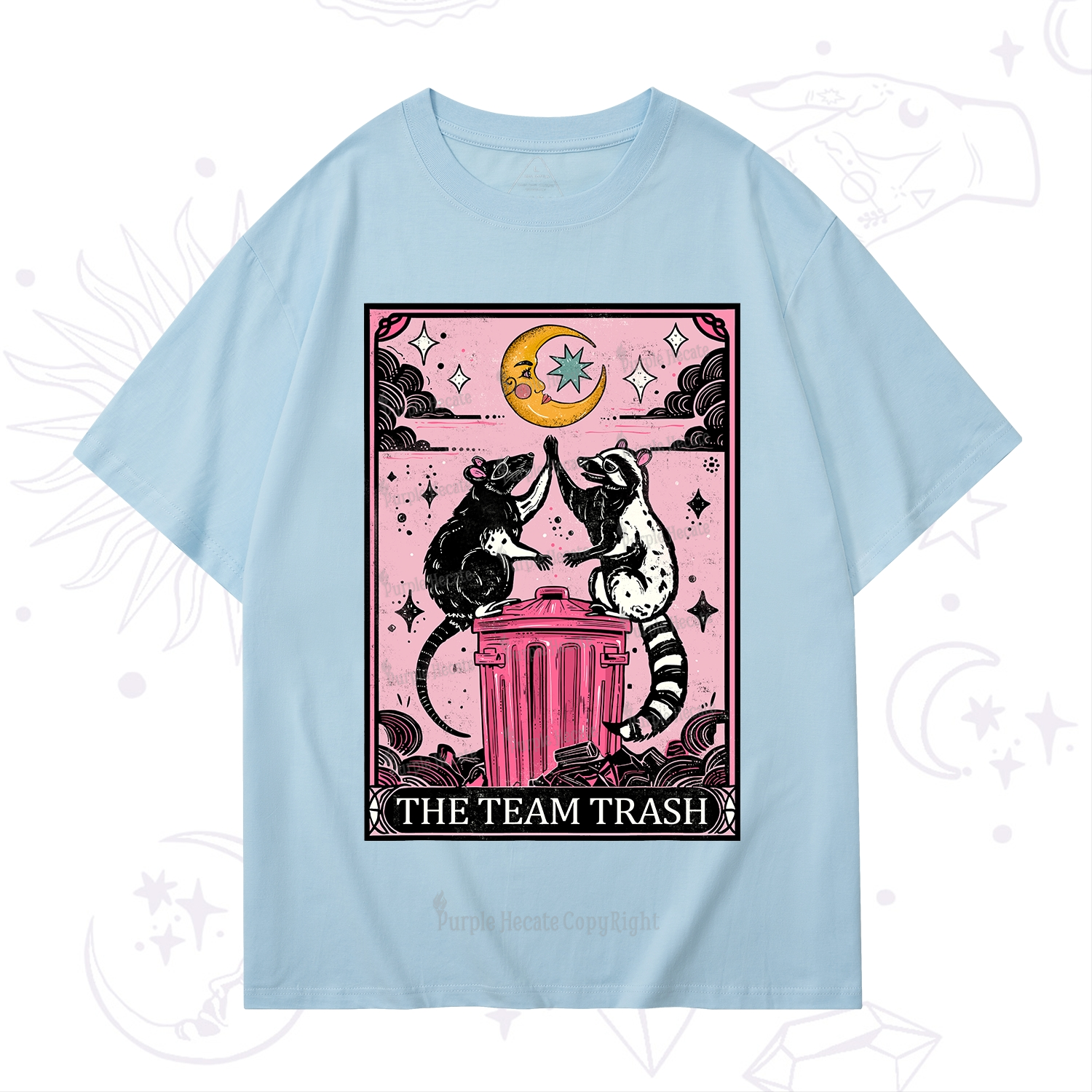 Purplehecate The Team Trash Opossum tarot T-Shirt