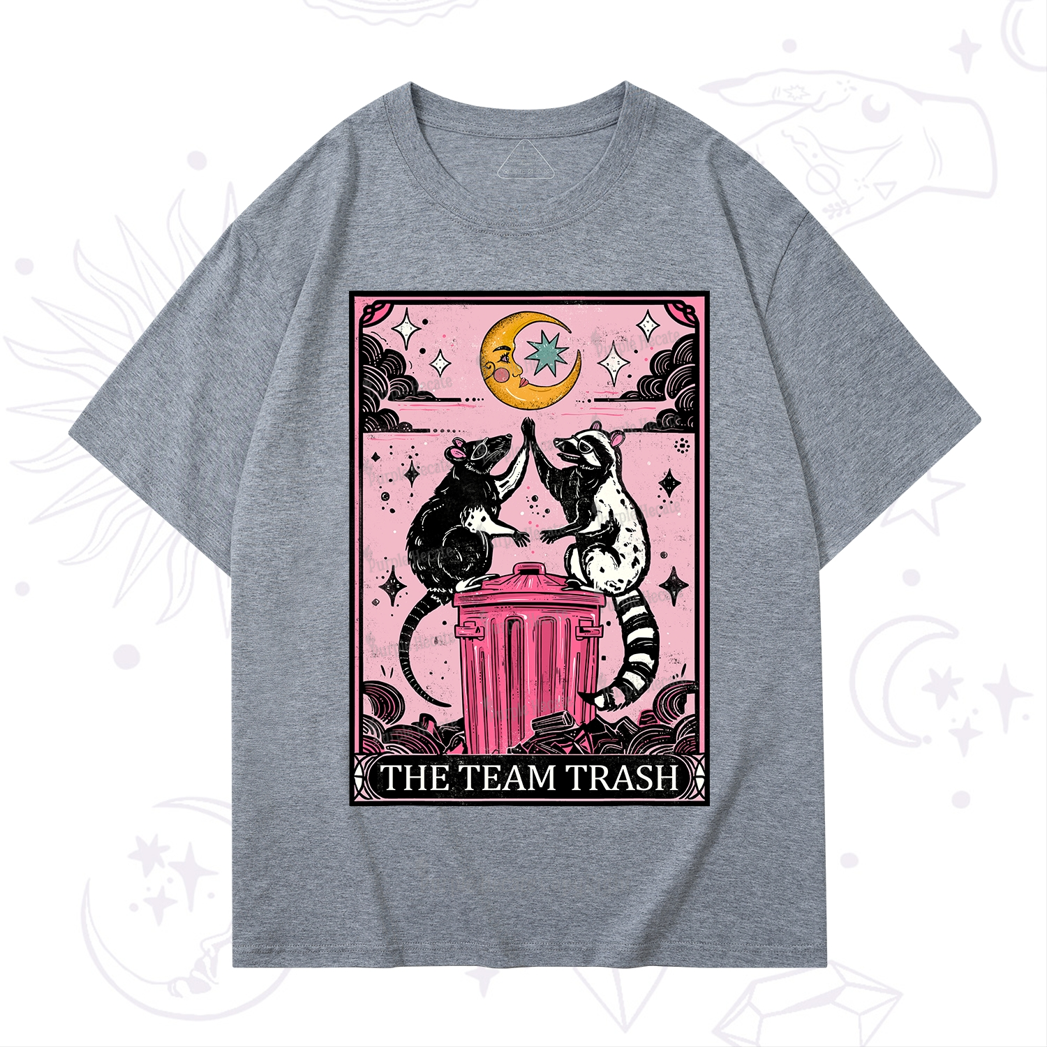 Purplehecate The Team Trash Opossum tarot T-Shirt