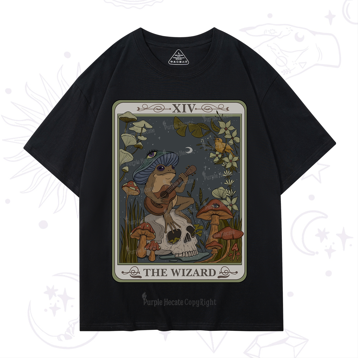 Purplehecate The Wizard Tarot T-Shirt