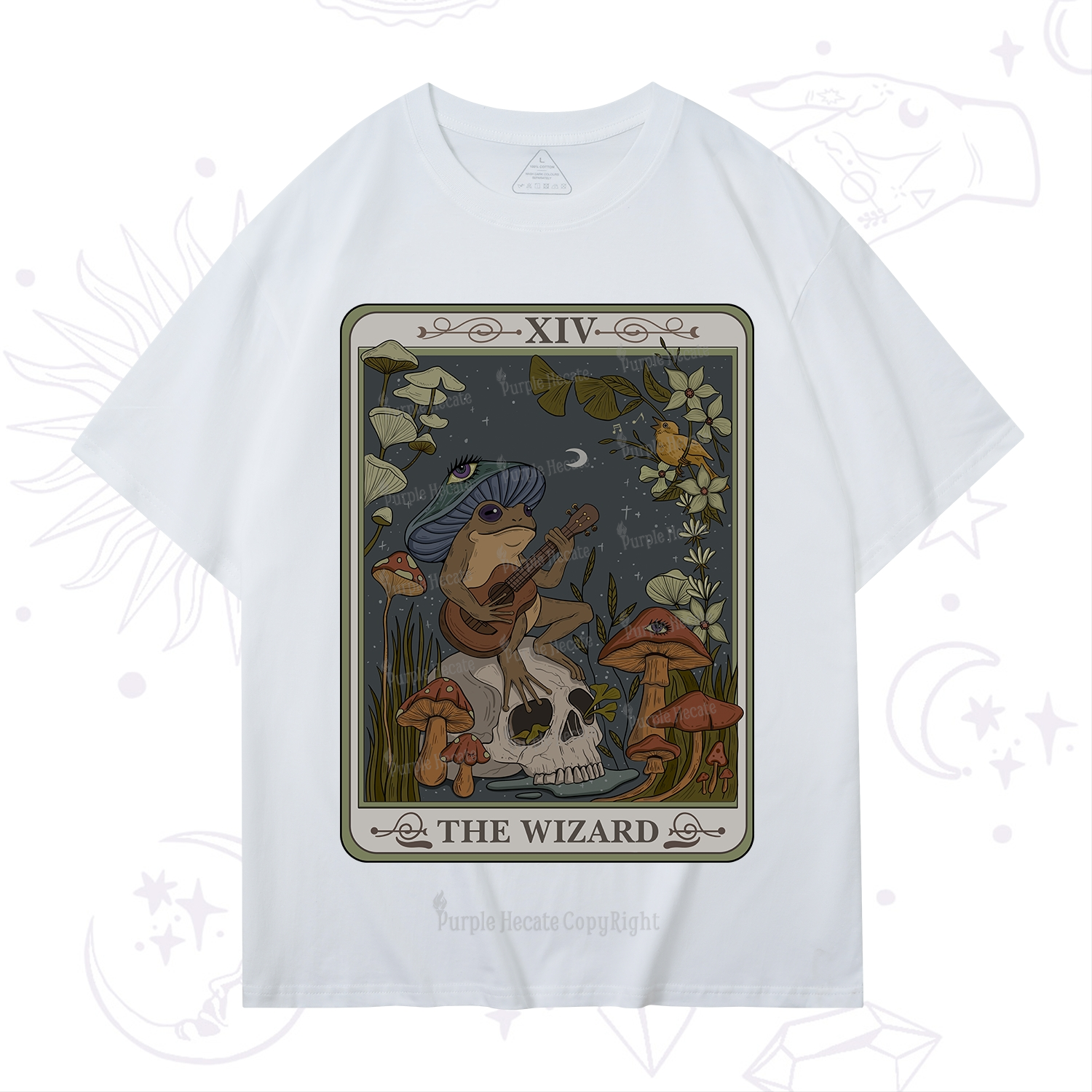 Purplehecate The Wizard Tarot T-Shirt
