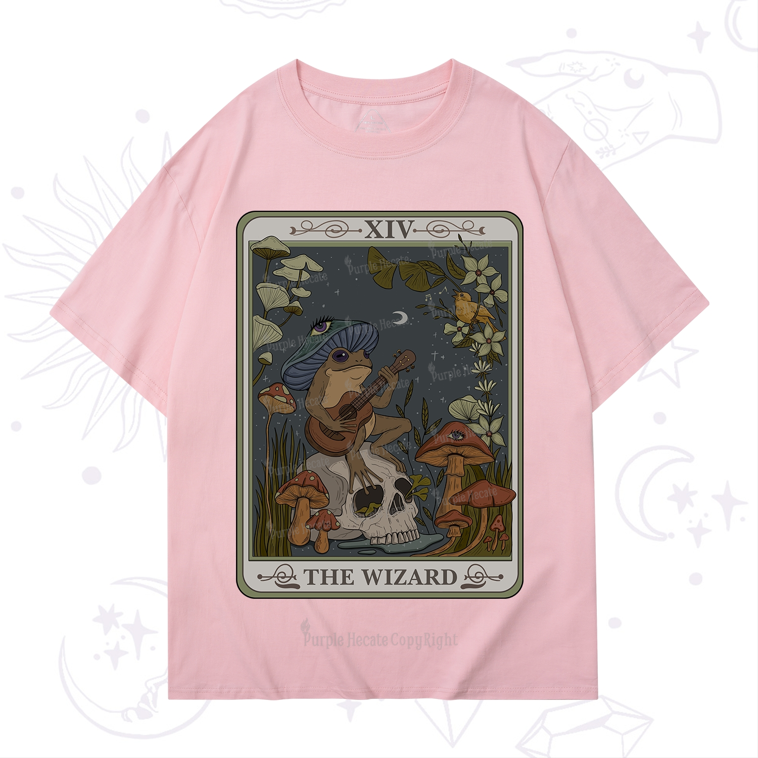 Purplehecate The Wizard Tarot T-Shirt