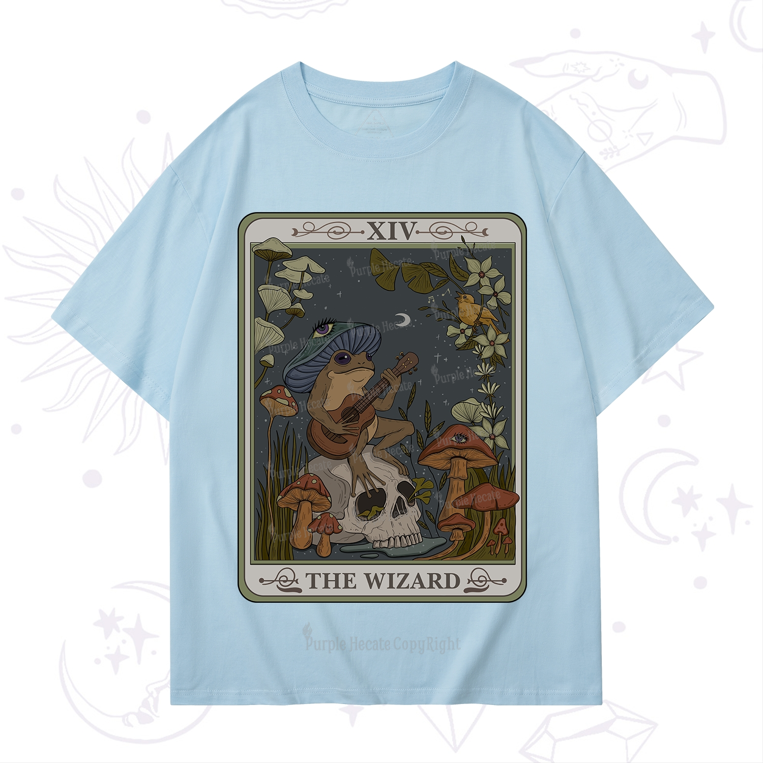 Purplehecate The Wizard Tarot T-Shirt