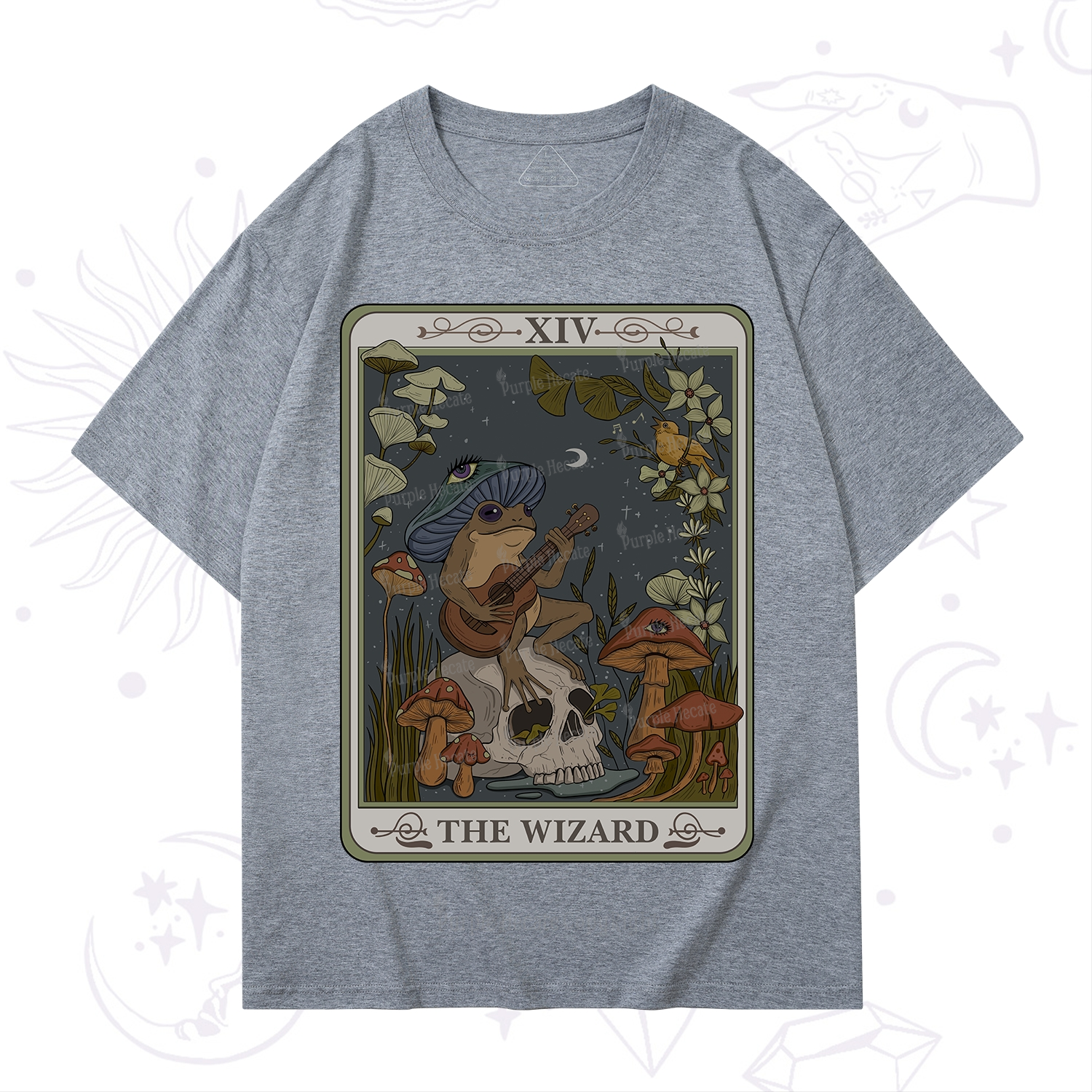 Purplehecate The Wizard Tarot T-Shirt