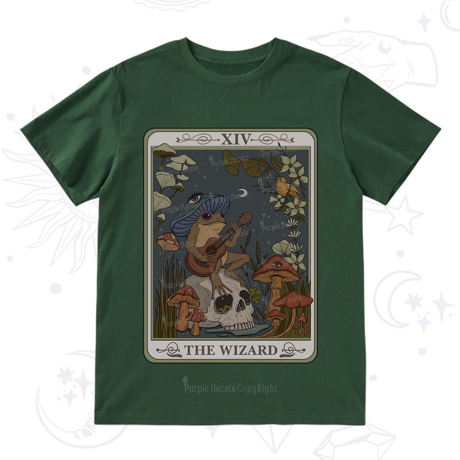 Purplehecate The Wizard Tarot T-Shirt