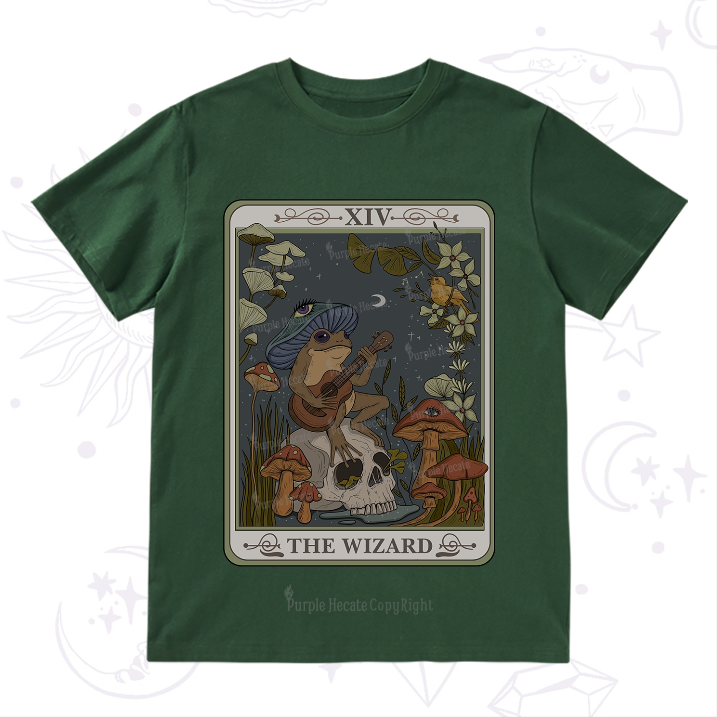 Purplehecate The Wizard Tarot T-Shirt