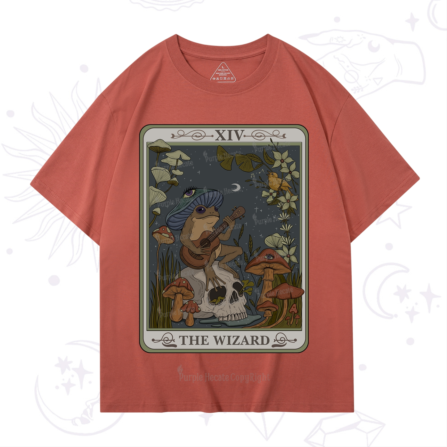 Purplehecate The Wizard Tarot T-Shirt