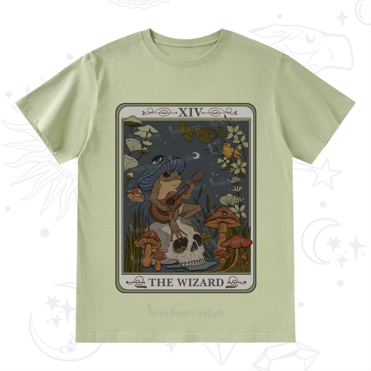 Purplehecate The Wizard Tarot T-Shirt