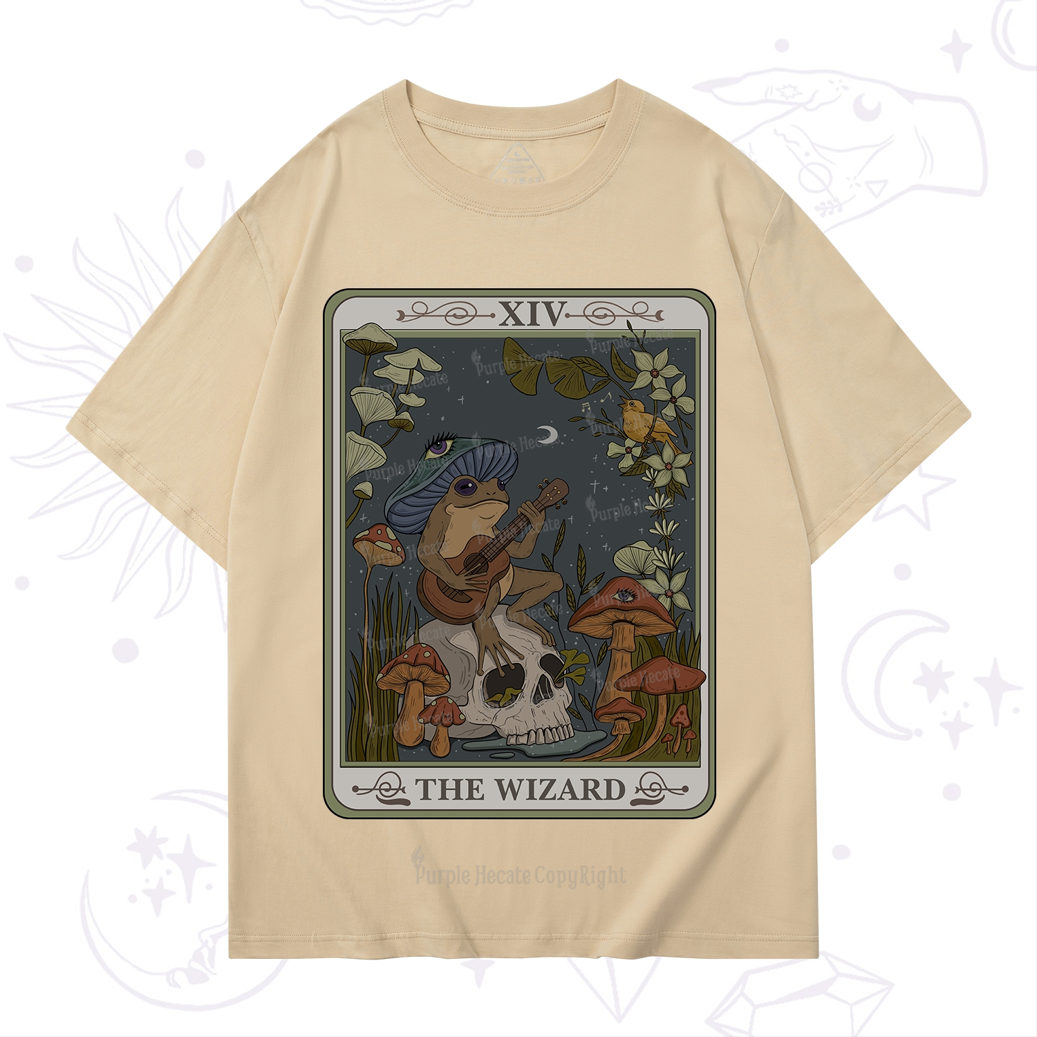 Purplehecate The Wizard Tarot T-Shirt