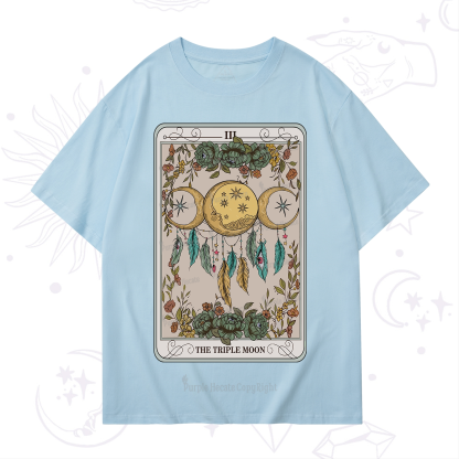 Purplehecate The Triple Moon Tarot Card T-Shirt