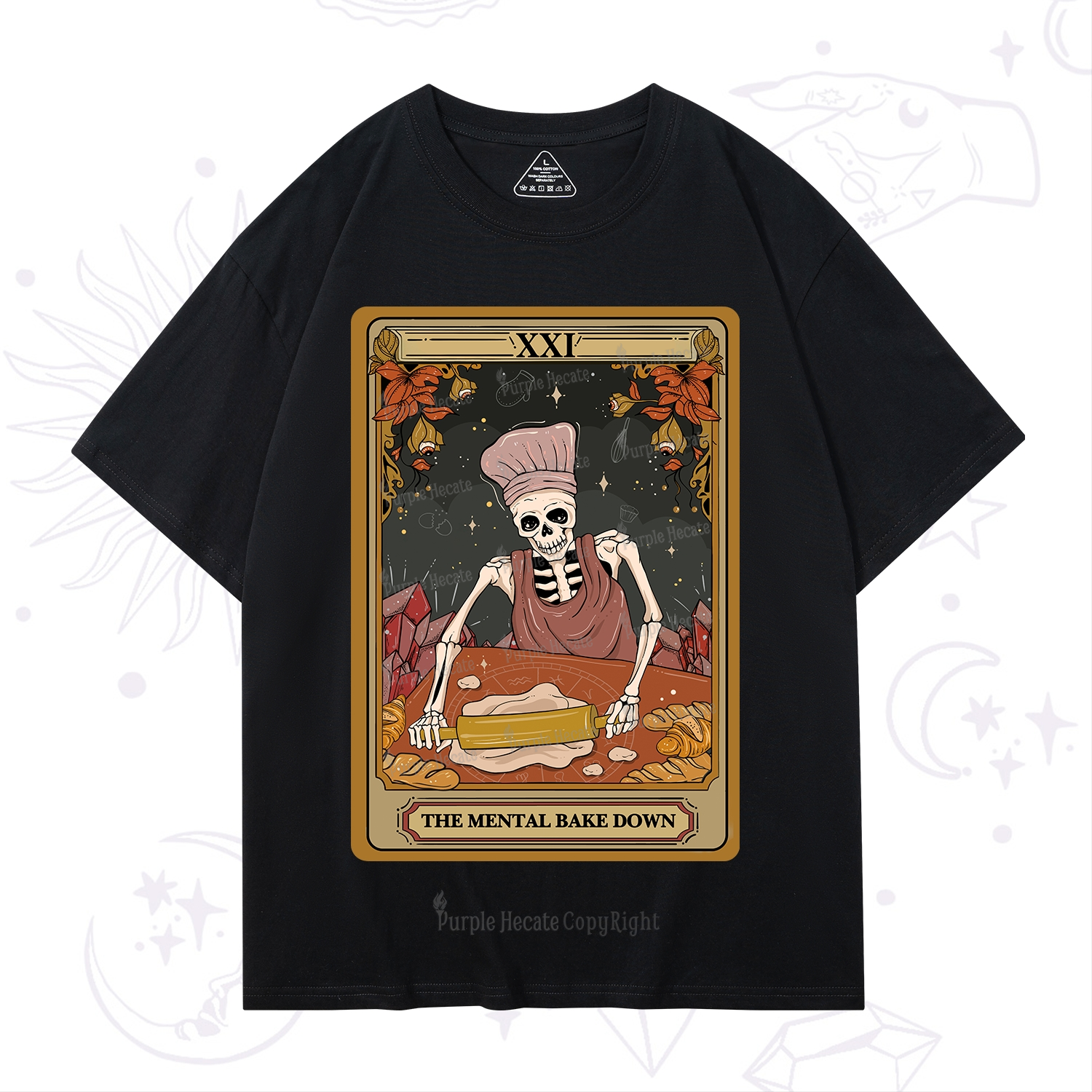 Purplehecate The Mental Bake Down Tarot T-Shirt