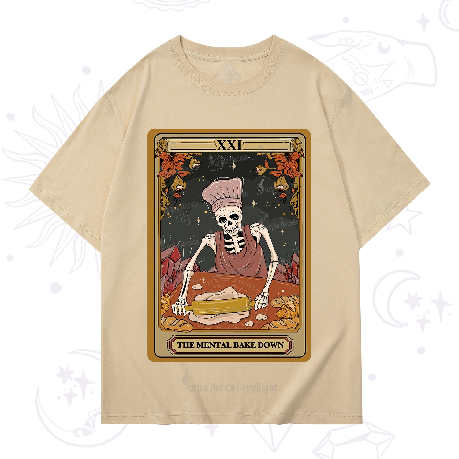 Purplehecate The Mental Bake Down Tarot T-Shirt