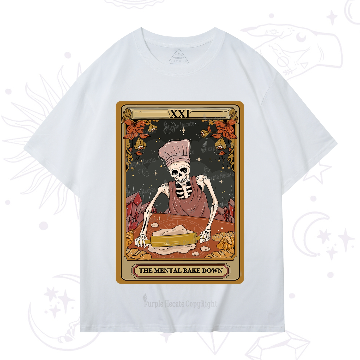 Purplehecate The Mental Bake Down Tarot T-Shirt