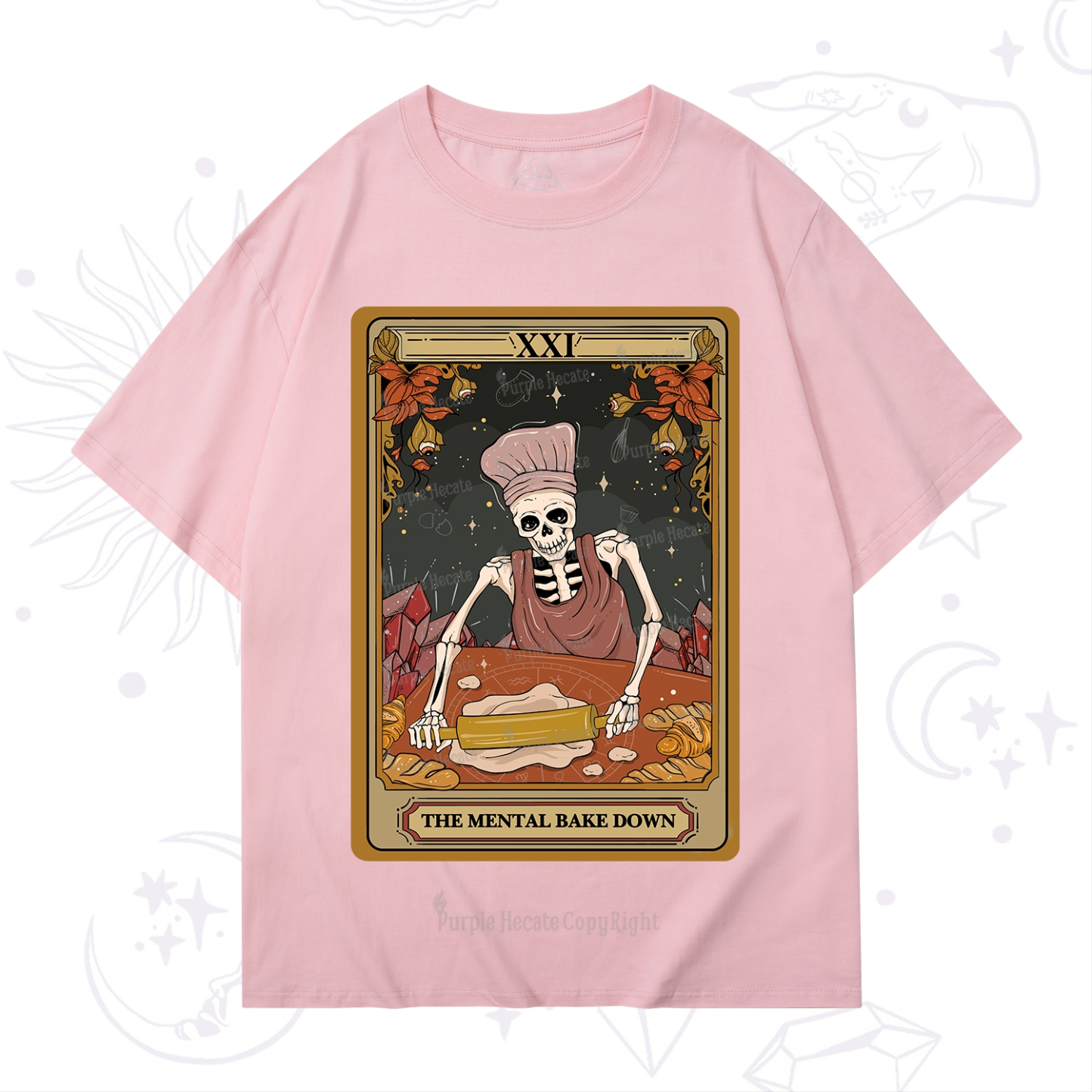 Purplehecate The Mental Bake Down Tarot T-Shirt