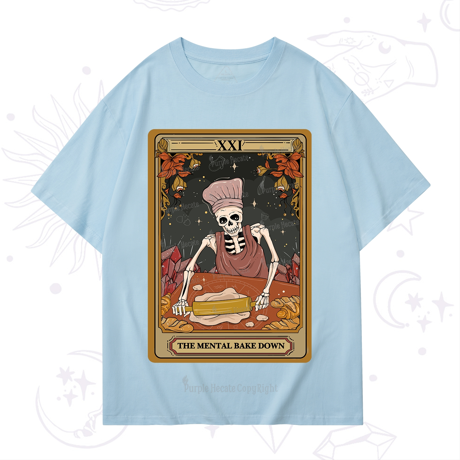 Purplehecate The Mental Bake Down Tarot T-Shirt