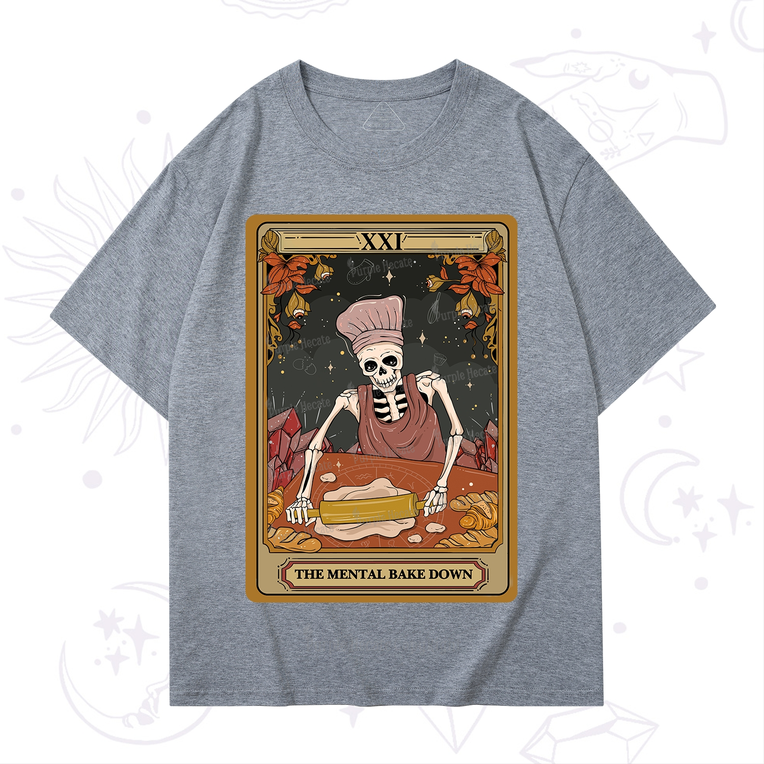 Purplehecate The Mental Bake Down Tarot T-Shirt