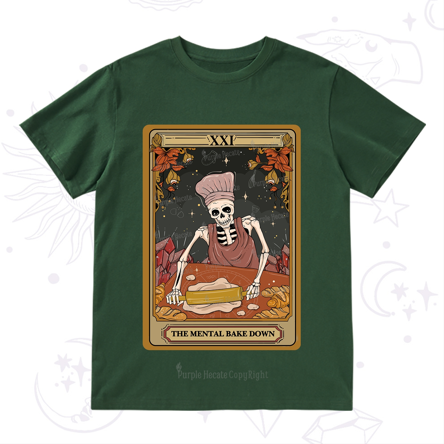 Purplehecate The Mental Bake Down Tarot T-Shirt