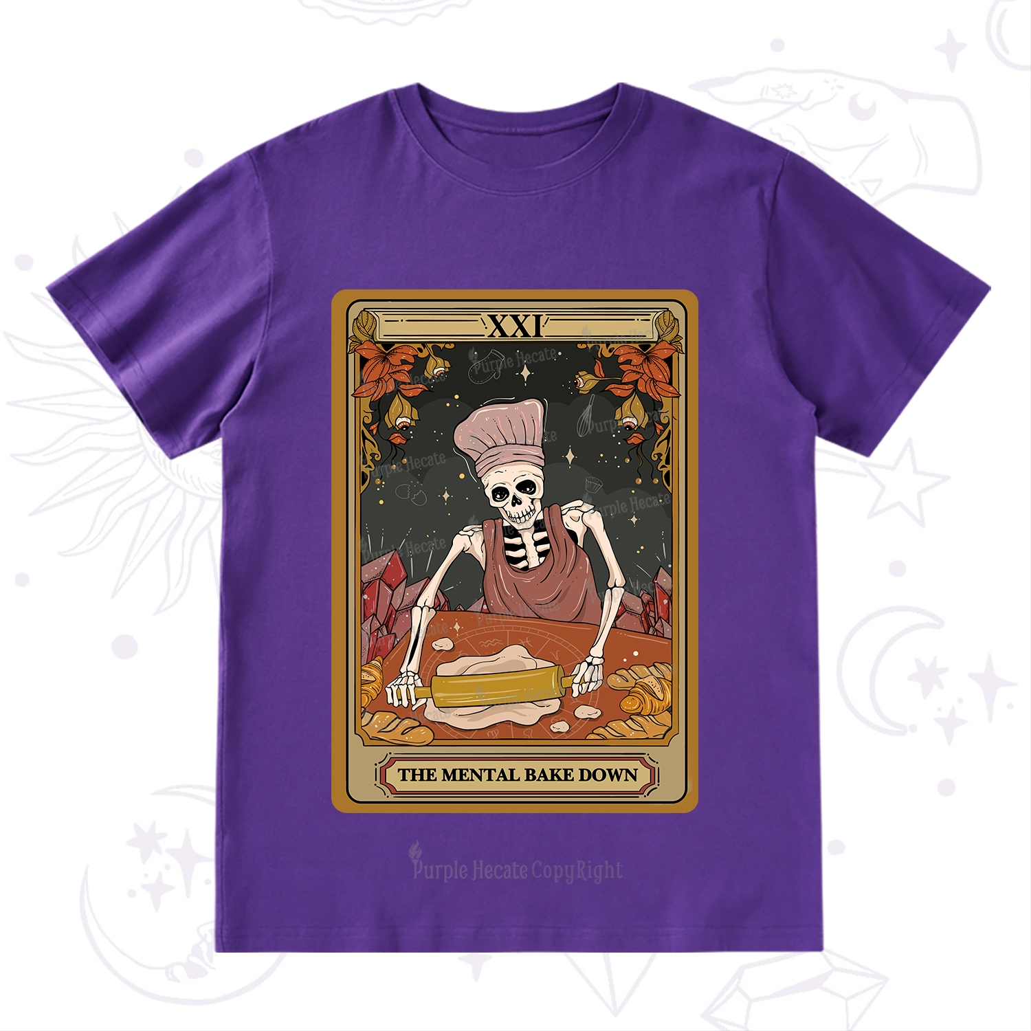 Purplehecate The Mental Bake Down Tarot T-Shirt
