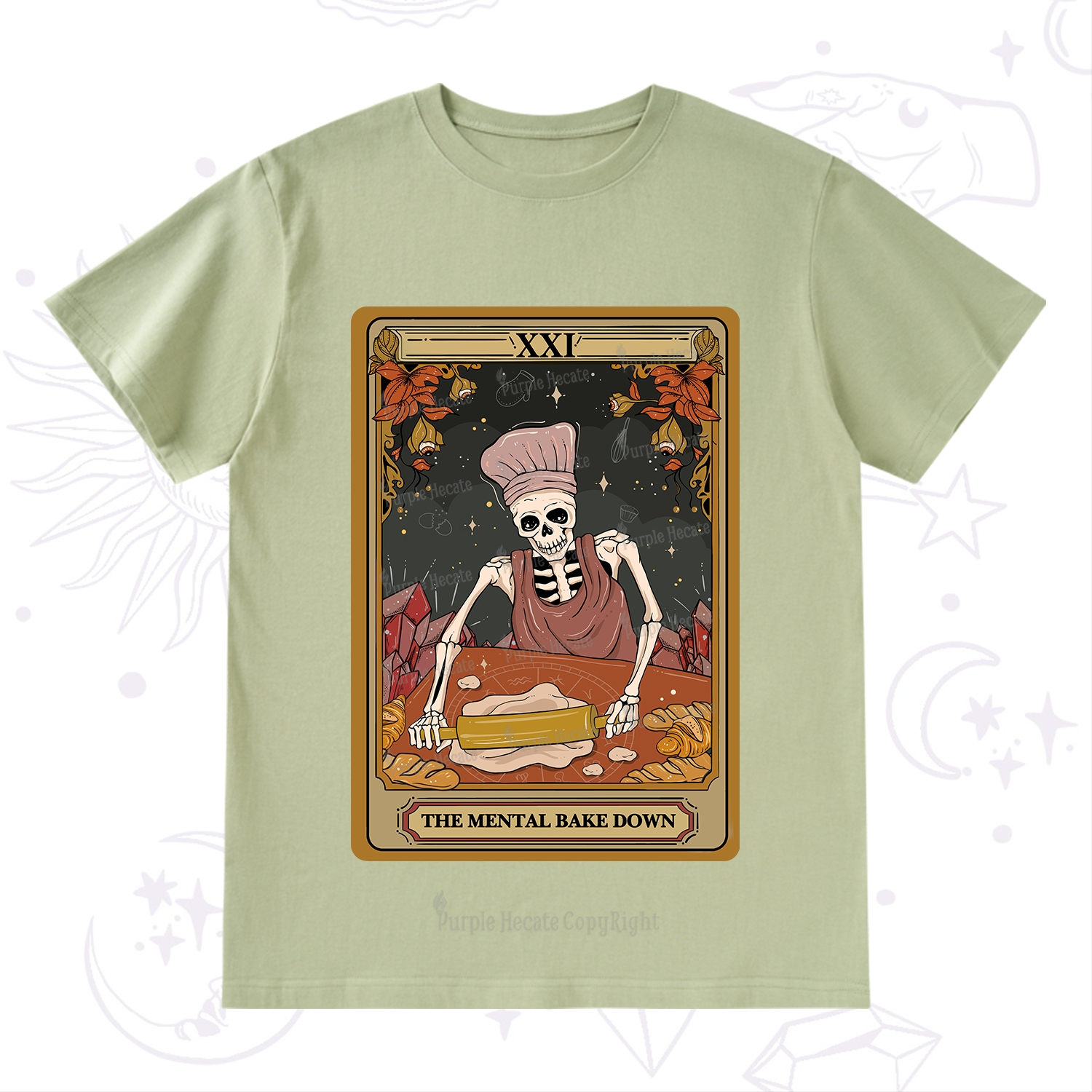 Purplehecate The Mental Bake Down Tarot T-Shirt