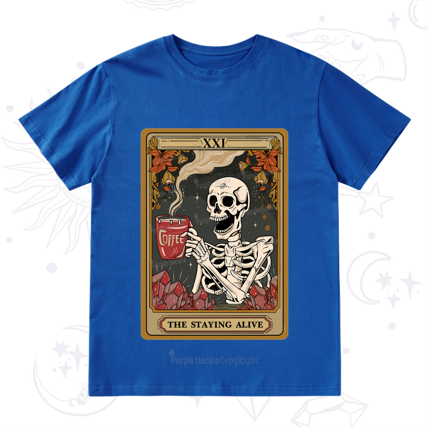 Purplehecate The Stating Alive Tarot Card T-Shirt