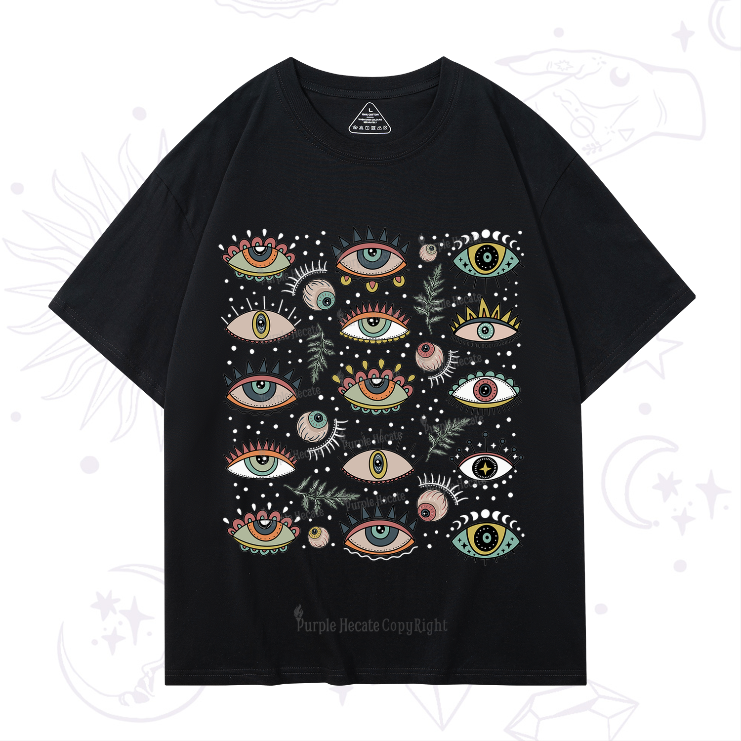 Purplehecate Evil Eye Array T-Shirt