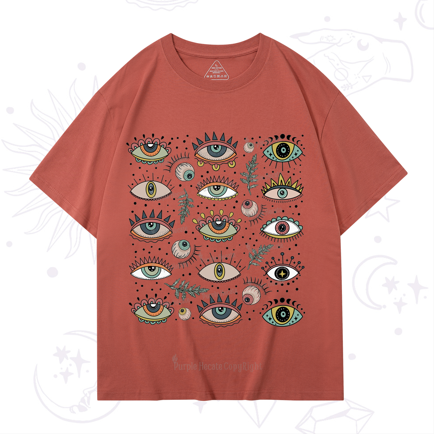 Purplehecate Evil Eye Array T-Shirt