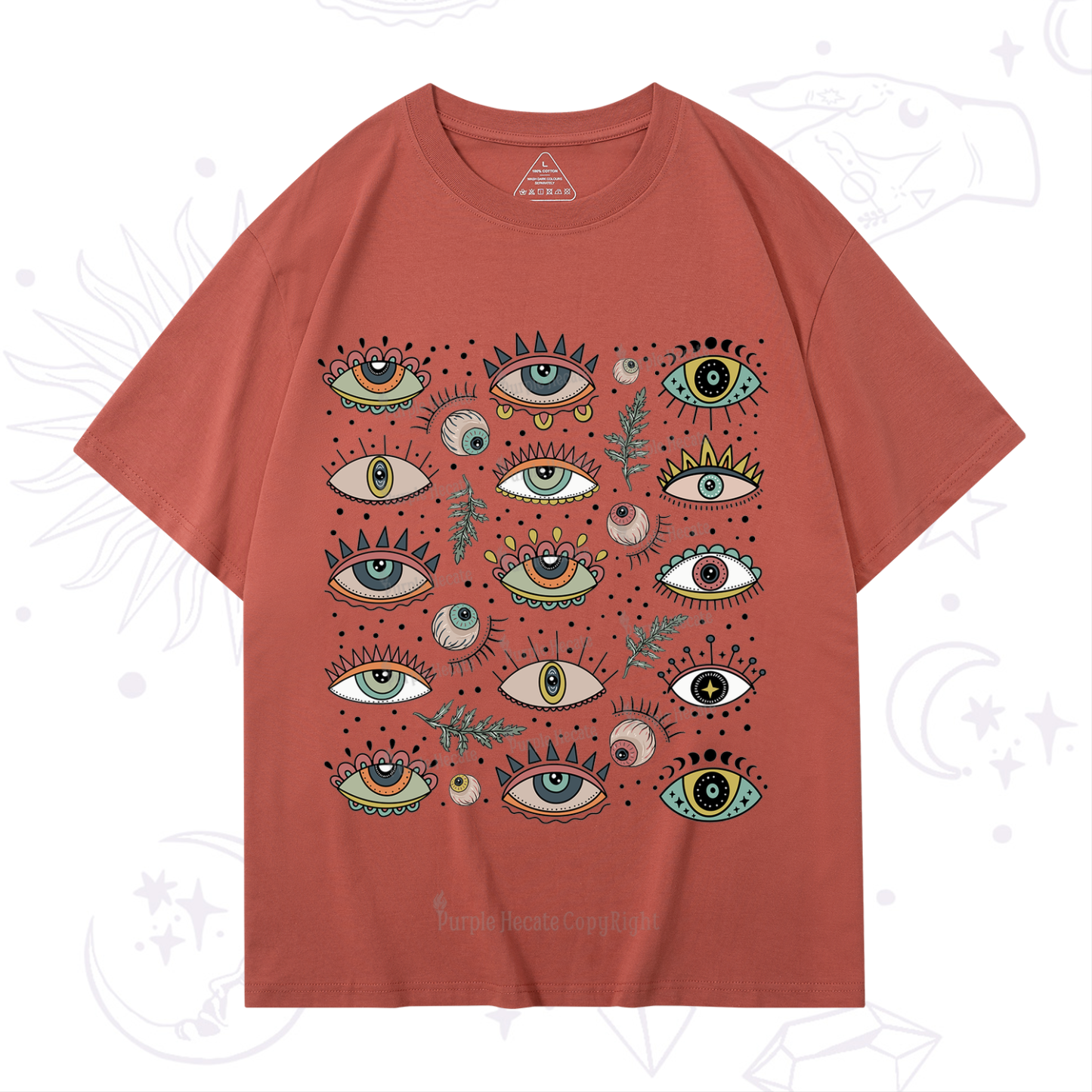 Purplehecate Evil Eye Array T-Shirt