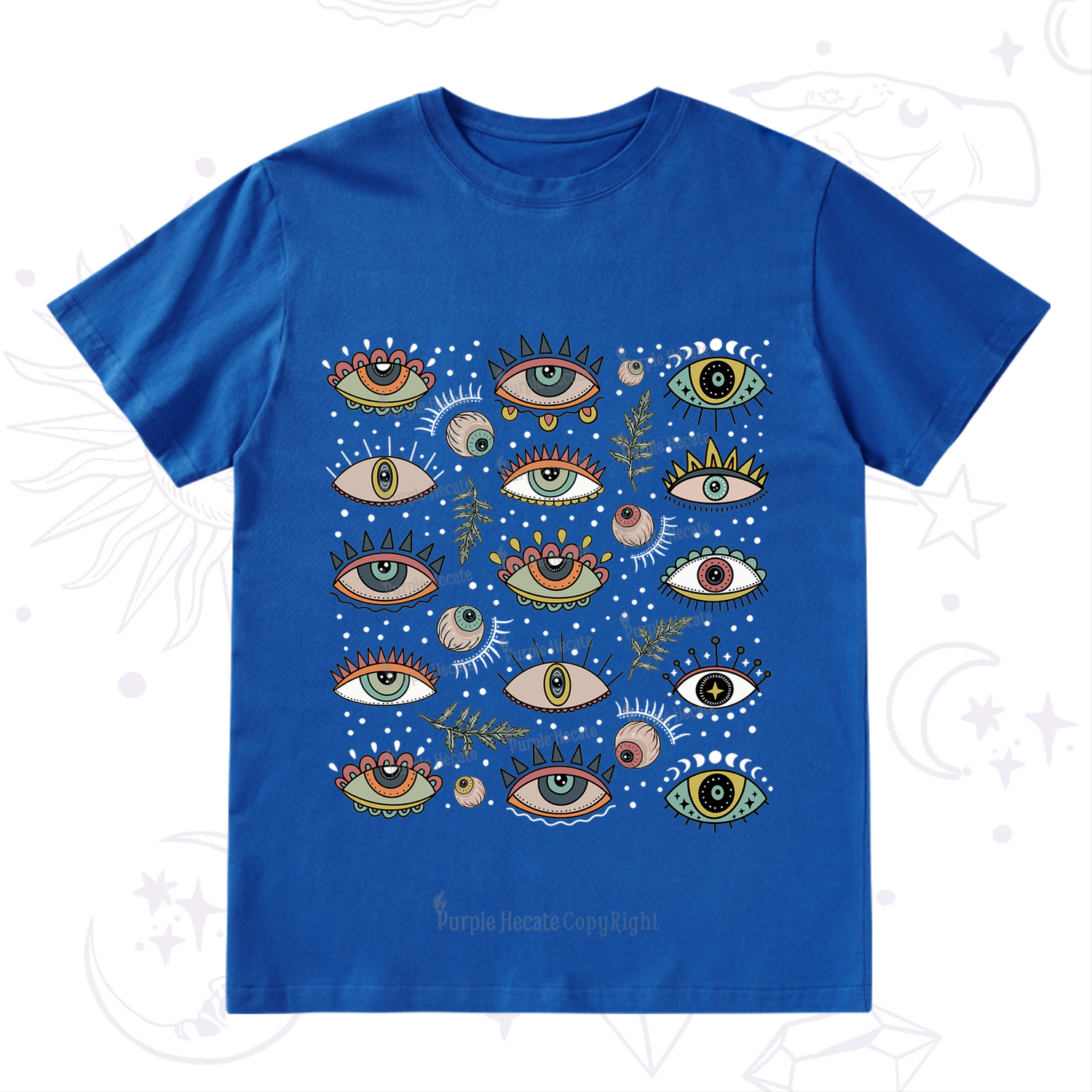 Purplehecate Evil Eye Array T-Shirt