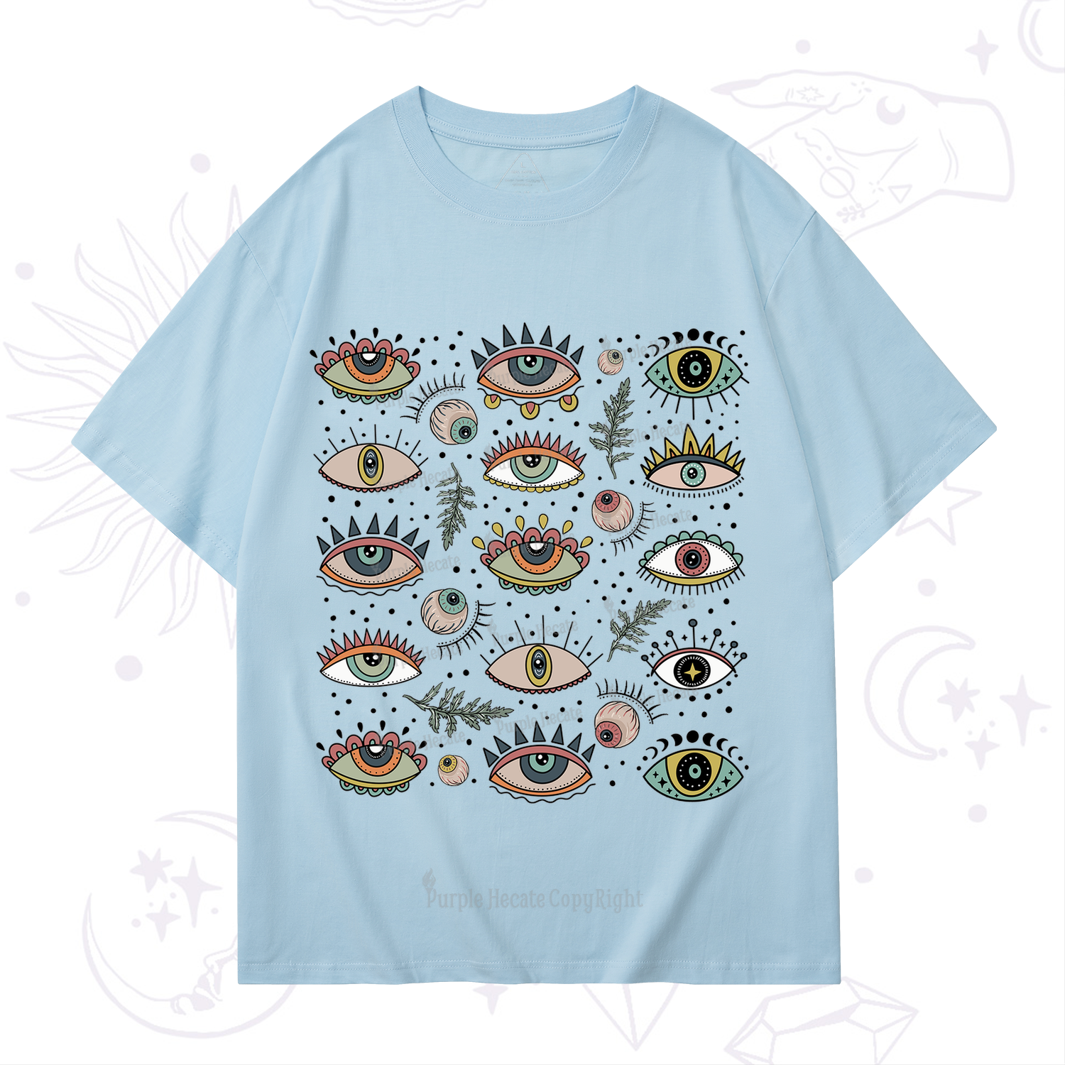 Purplehecate Evil Eye Array T-Shirt