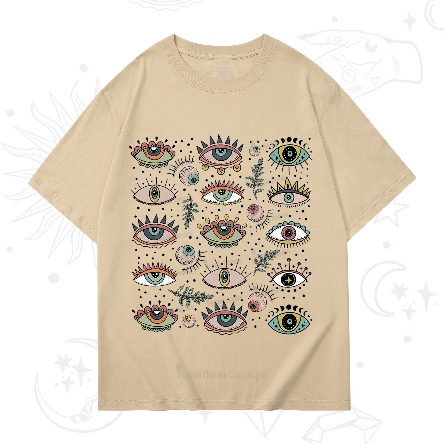 Purplehecate Evil Eye Array T-Shirt
